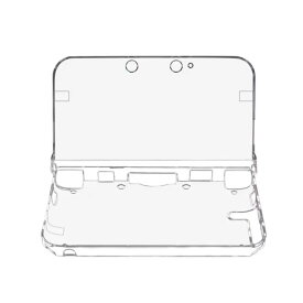 For 3DS XL/LLケース For 3DSLL用 カバー クリア 保護シェル ハード保護カバー 衝撃吸収 着脱簡単 ケース ハードシェルカバー かばー 防塵 防水 耐衝撃 透明 軽量