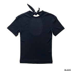 babaco ババコ Twisted Cotton Back Tied T-shirt ツウィステッドコットン バックタイドT-シャツ BA01-CR27
