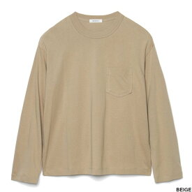 SALE MATSUFUJI マツフジ Long Sleeve Pocket T-shirt M211-0702