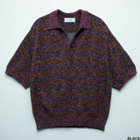 reverve(リバーブ) mix knit polo RV24S003