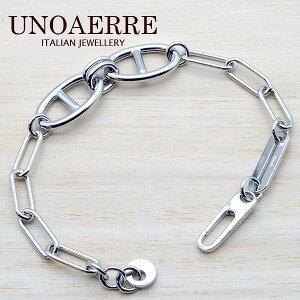 ●ウノアエレ【UNOAERRE】SILVER ブレスレット25709#7025