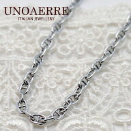 【今だけ！！スーパーセール限定価格】ウノアエレ【UNOAERRE】K18ホワイトゴールド ネックレス　30366#4276