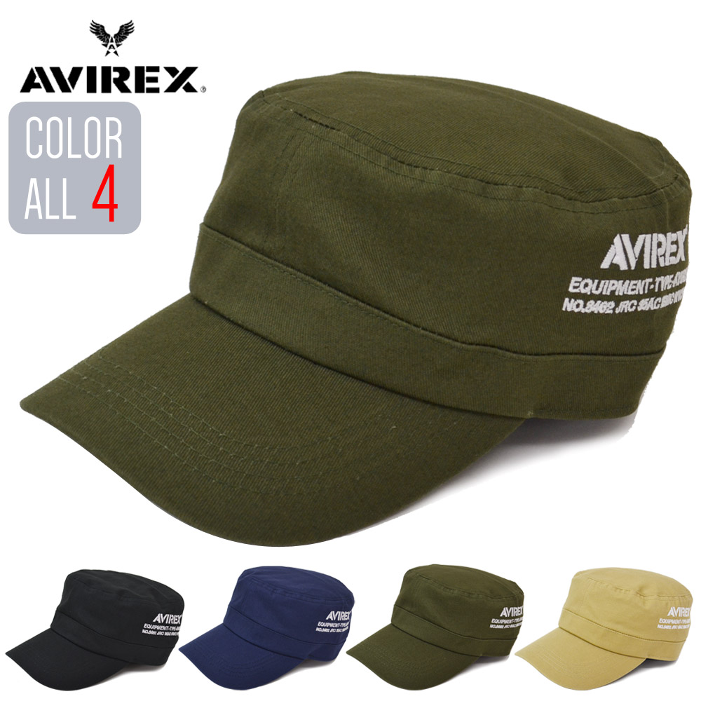 AVIREX CAP 帽子 ワークキャップ キャップ アビレックス  ナンバーリング 刺繍  バックベルト  メンズ UVカット 紫外線対策 アメリカン カジュアル 春夏 オールシーズン  小顔効果
