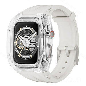 �Ή�Apple Watch 11 ��̌^�P�[�X�t�� �N���A×TPU��̎��o���h Apple Watch ultra3/ultra2/ultra/SE3/SE2/SE/11/10/9/8/7/6/5/4/3/2/1 �A�b�v���E�I�b�` �o���h �����Y �Ή�49/45/44/46/41/40mm �����f�ޑϏՌ� ��̌^�S��