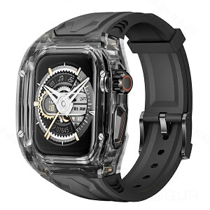 �Ή�Apple Watch 11 ��̌^�P�[�X�t�� �N���A×TPU��̎��o���h Apple Watch ultra3/ultra2/ultra/SE3/SE2/SE/11/10/9/8/7/6/5/4/3/2/1 �A�b�v���E�I�b�` �o���h �����Y �Ή�49/45/44/46/41/40mm �����f�ޑϏՌ� ��̌^�S��