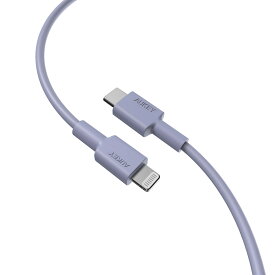 AUKEY USB ケーブル typeC to lightning 480Mbps CB-CL13 パープル ピンク 1.2m 充電ケーブル データ転送 USB-C タイプC ライトニング PD対応 急速充電 スマホ iPhone タブレット オーキー