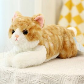 猫ぬいぐるみ リアル ネコ ぬいぐるみ 猫ぬいぐるみ 癒し かわいい リアルな猫のぬいぐるみ 可愛い 癒し猫 猫グッズ 猫好き 白猫 黒猫 三毛猫 ギフト プレゼント 癒し ふわふわ かわいい 贈り物 45cm 65cm 送料無料