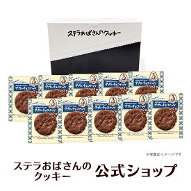 【公式】ステラおばさんのクッキー ダブルチョコナッツ/2枚トレーA 20枚（2枚×10個） ギフト クッキー 詰め合わせ 焼き菓子 プレゼント おしゃれ 手土産 スイーツ 内祝 退職 お礼 お返し 手提げ袋付き