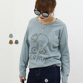 楽天市場 長袖 Tシャツ レディース 柄キャラクター の通販