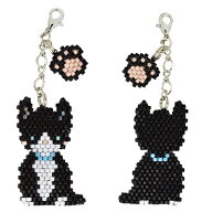 [BF003]MIYUKIビーズキット　リバーシブルシェイプドステッチキット(ねこ)[RPT]