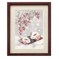 [BF002]MIYUKI　ビーズデコールキット　雪うさぎと南天[RPT]