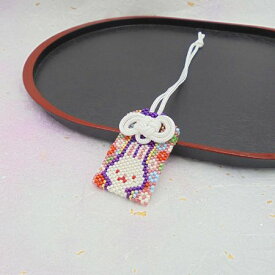 [VI001]ホビックス 2023干支(卯/兎)【ビーズキット】ビーズステッチキット干支お守り～卯～　PB-260[RPT]