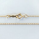 [IB001]14金ゴールドフィルド あずき型ネックレスチェーン(0.2×1.0mm)　60cm[RPT]