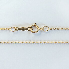 [IB001]14金ゴールドフィルド あずき型ネックレスチェーン(0.2×1.0mm)　60cm[RPT]