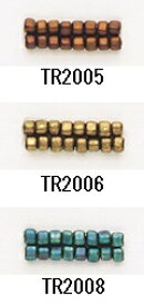 [BB999]【大口割引・卸価格販売】MIYUKIトライアングルビーズ2.5mm TR2005,TR2006,TR2008　徳用パック約100g(約6,000粒)[RPT]