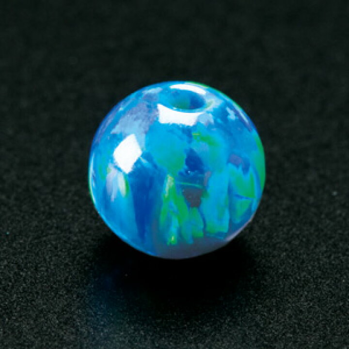 楽天市場 Vi002 ホビックス 京都オパール 7mm丸玉 瑠璃色 Ko 09 1個 Rpt ビーズ パーツ 手芸総合店アウラ