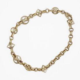LOUIS VUITTON ヴィトン コリエクレイジー インロック M69621 ゴールド 13.9g ブレス KA-003 【中古】