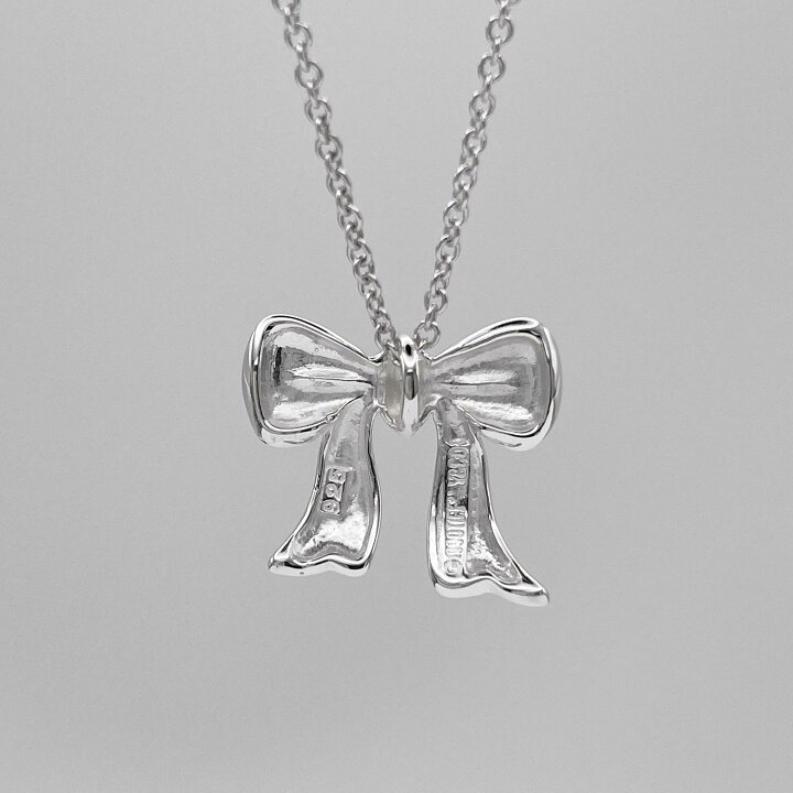 楽天市場】Tiffany&Co. ティファニー リボン ネックレス SV925 