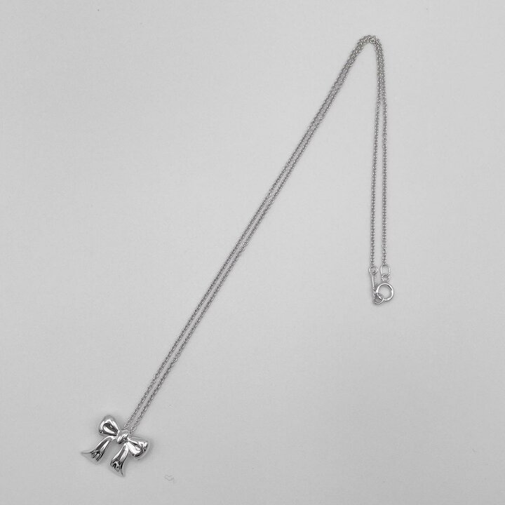楽天市場】Tiffany&Co. ティファニー リボン ネックレス SV925 