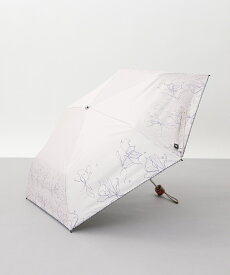 HANAE MORI (ハナエ モリ）ドローイング 　クイックオープン　晴雨兼用傘（折り畳み・ミニ傘）
