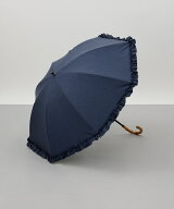 【東レ サマーシールド】【WEB限定】フリル晴雨兼用傘（1段スライドショート） 遮光100% UVカット 晴雨兼…