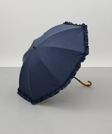 【東レ サマーシールド】【WEB限定】フリル晴雨兼用傘（1段スライドショート） 遮光100% UVカット 晴雨兼用 日傘 遮熱 体感温度マイナス4℃ 熱中症対策 軽量 長傘 開閉楽 フリル