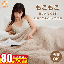 【期間限定80％クーポン⭐️最安642円⭐️レビュー特典】毛布 もこもこ ふわとろ ブランケット フランネル マイクロファイバー 軽量 静電気防止 洗濯機対応 掛け毛布 ひざ掛け 秋冬 サイズ選べる