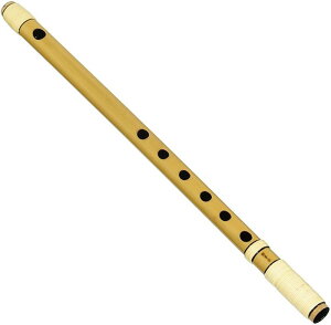 大岡紫山 篠笛 Dタイプ 獅子田 籐両巻(内部黒塗) 6穴 6本調子