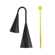 KDSSYFT カウベル アゴゴベル パーカッション 打楽器 スティック マレット付き サンバ用