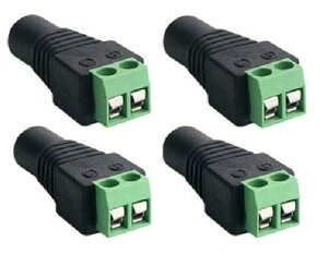Sound Wave�y ���� 5.5mm x 2.5mm DC 12V�A�_�v�^ �R�l�N�^ �l�W�[�q�A�_�v�^ �z DC�d�� �ϊ��R�l�N�^ �I�X �O�a5.5mm ���a2.5mm �A�_�v�^�[ DC5525MFAd DC�W���b�N�ϊ��v���O DC5525