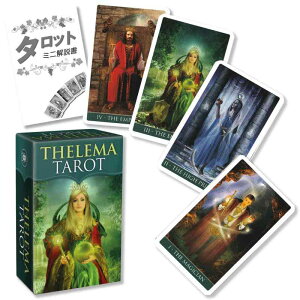 Z} ^bg ~j Thelema Tarot Mini ^bg肢 {t Ki ^bgJ[h 78 ~jTCY