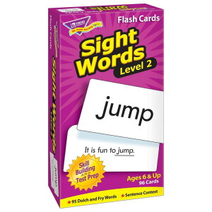 Trend Enterprises �g�����h �p�P�� �t���b�V���J�[�h �ڂŌ��Ċw�Ԃ��Ƃ� ���x��2 Trend Flash Cards Sight Words Level 2 T-53018