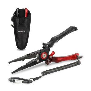 SWISS+TECH �t�B�b�V���O�v���C���[ �ނ�v���C���[ �ނ�y���` �X�v���b�g�����O�v���C���[ �t�b�N�͂��� �j�O�� ���C���J�b�^�[ ���b�N�@�\ �X�v�����O�R�[�h �J���r�i�t�� �����h�~ ���@