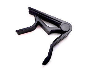 GUITARCAPO �M�^�[�J�| �ȒP�����^�b�`���� �A�R�M �G���L�M�^�[ �N���V�b�N�M�^�[ �A�R�[�X�e�B�b�N�M�^�[�N���b�v�� �o�l�� �J�|�^�X�g �� �u���b�N BLACK, RGC-01B