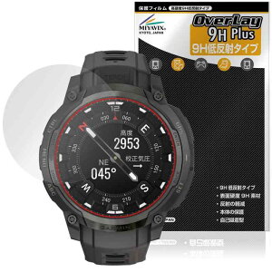 �~���r�b�N�X �K�[�~�� GARMIN Instinct Crossover AMOLED/Tactical �Ή� �ی� �t�B���� ���d�x 9H �ᔽ�� PET�� �����K���X�����̍d�x ���{��