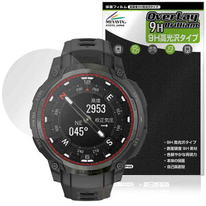 �~���r�b�N�X �K�[�~�� GARMIN Instinct Crossover AMOLED/Tactical �Ή� �ی� �t�B���� ���d�x 9H ���� PET�� �����K���X�����̍d�x ���{��