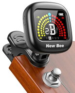 New Bee ギターチューナー 充電式 クリップチューナー 高精度 高速チューニング 自動オフ 小型 使いやす…