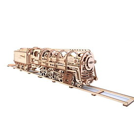 Ugears ユーギアス 460蒸気機関車 木製 ブロック おもちゃ 70012