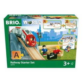 BRIO (ブリオ) WORLD 8の字スターターセット 33773「全26ピース」対象年齢 3歳~ (電動車両 電車 おもちゃ 木製 レール)