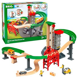 BRIO (ブリオ) WORLD ウェアハウスレールセット 対象年齢 3歳~ (電車 おもちゃ 木製 レール) 33887