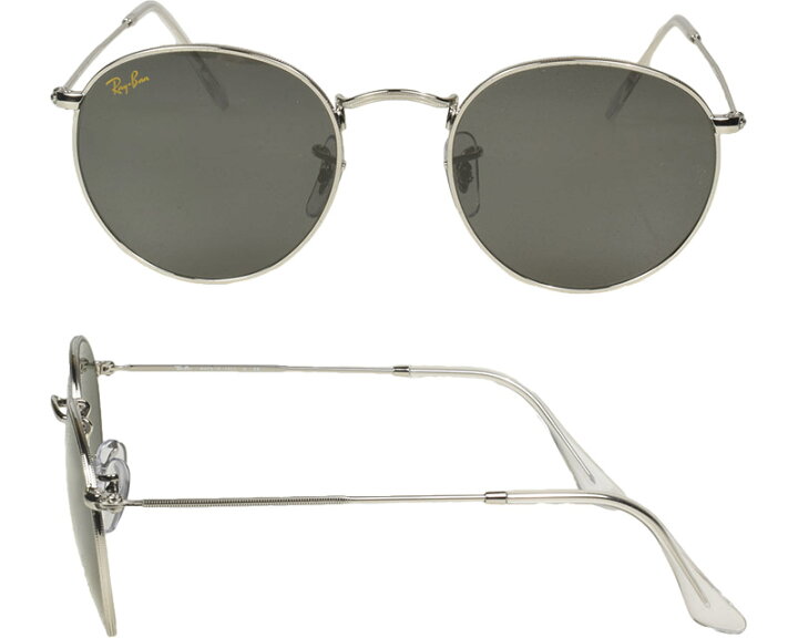 楽天市場】レイバン サングラス rb3447 53サイズ 9198B1 RAYBAN ROUND  