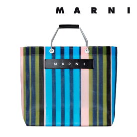 マルニ フラワー カフェ MARNI FLOWER CAFE レディース カバン ストライプ トート バッグ 【返品交換不可】