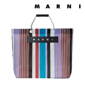 マルニ フラワー カフェ MARNI FLOWER CAFE レディース カバン ストライプ トート バッグ 【返品交換不可】