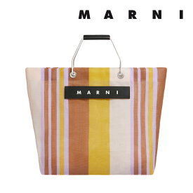 マルニ フラワー カフェ MARNI FLOWER CAFE レディース カバン ストライプ トート バッグ 【返品交換不可】