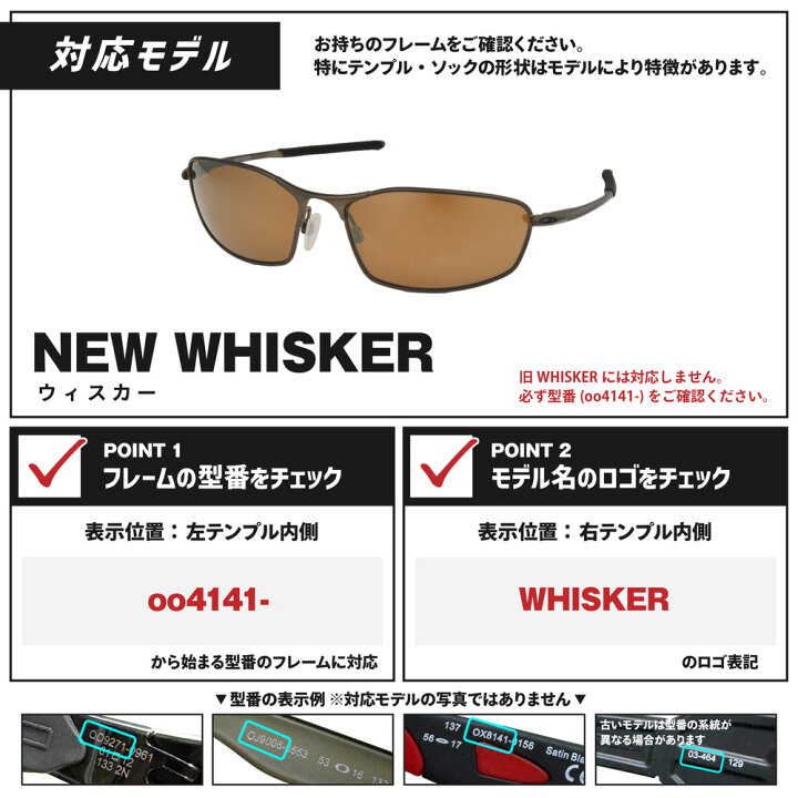 楽天市場】オークリー サングラス 交換レンズ ウィスカー OAKLEY