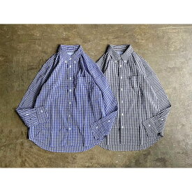 【Manual Alphabet】 マニュアルアルファベット 100/2 Gingham Shirt Bulging Fit style No.BASIC-BG-002