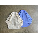 《Service Price 40割》【Manual Alphabet】 マニュアルアルファベット Supima Poplin Wide Band Collar Shirt style No.MA-S-775