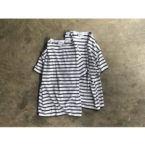 �yARMEN�z�A�[���� REGULAR STRIPE S/SL DROP SHOULDER BASQUE SHIRT style No.NLA2002W