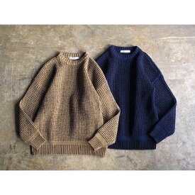 《MORE SERVICE PRICE 50割》【melple】 メイプル Monterey Fishermans Knit style No.MP2AW002