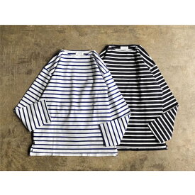 【FLISTFIA】フリストフィア Giza Cotton Long Sleeve Boat Neck T-Shirts style No. BN01016